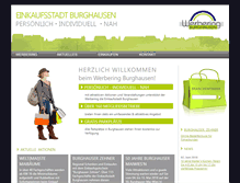 Tablet Screenshot of einkaufsstadt-burghausen.de